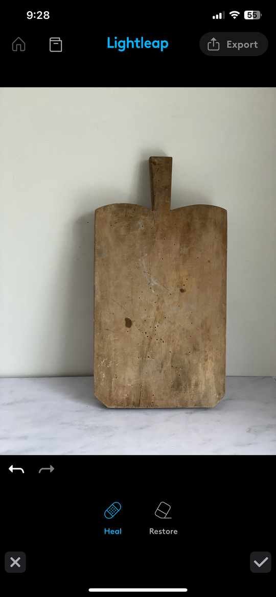 antique French bread board