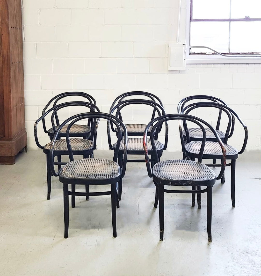 Vintage Thonet Le Corbusier chairs, set of 4