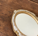 vintage florentine hand held mirror