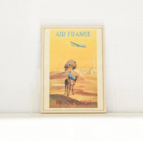 air france "proche orient" advertising poster