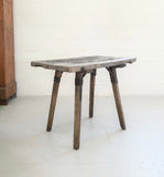 vintage french primitive worktable