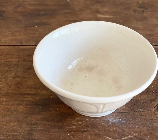antique ironstone bowl