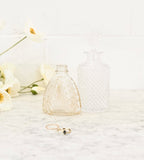 vintage french glass perfume bottle