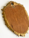 vintage French carved mirror
