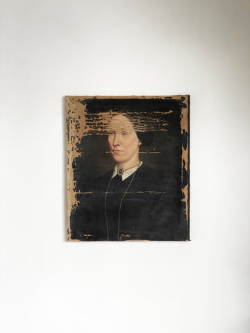 distressed portrait of a woman