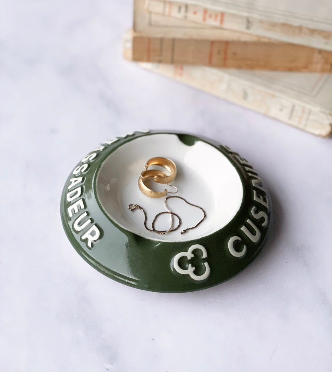 vintage french advertising ambassadeur ashtray