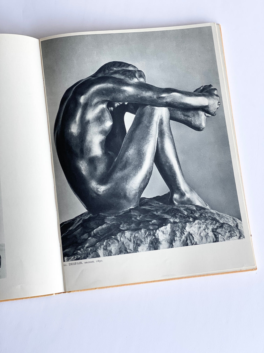 vintage art book, “Auguste Rodin”