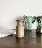vintage French pottery pitcher