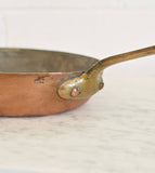 vintage french oval copper fish pan
