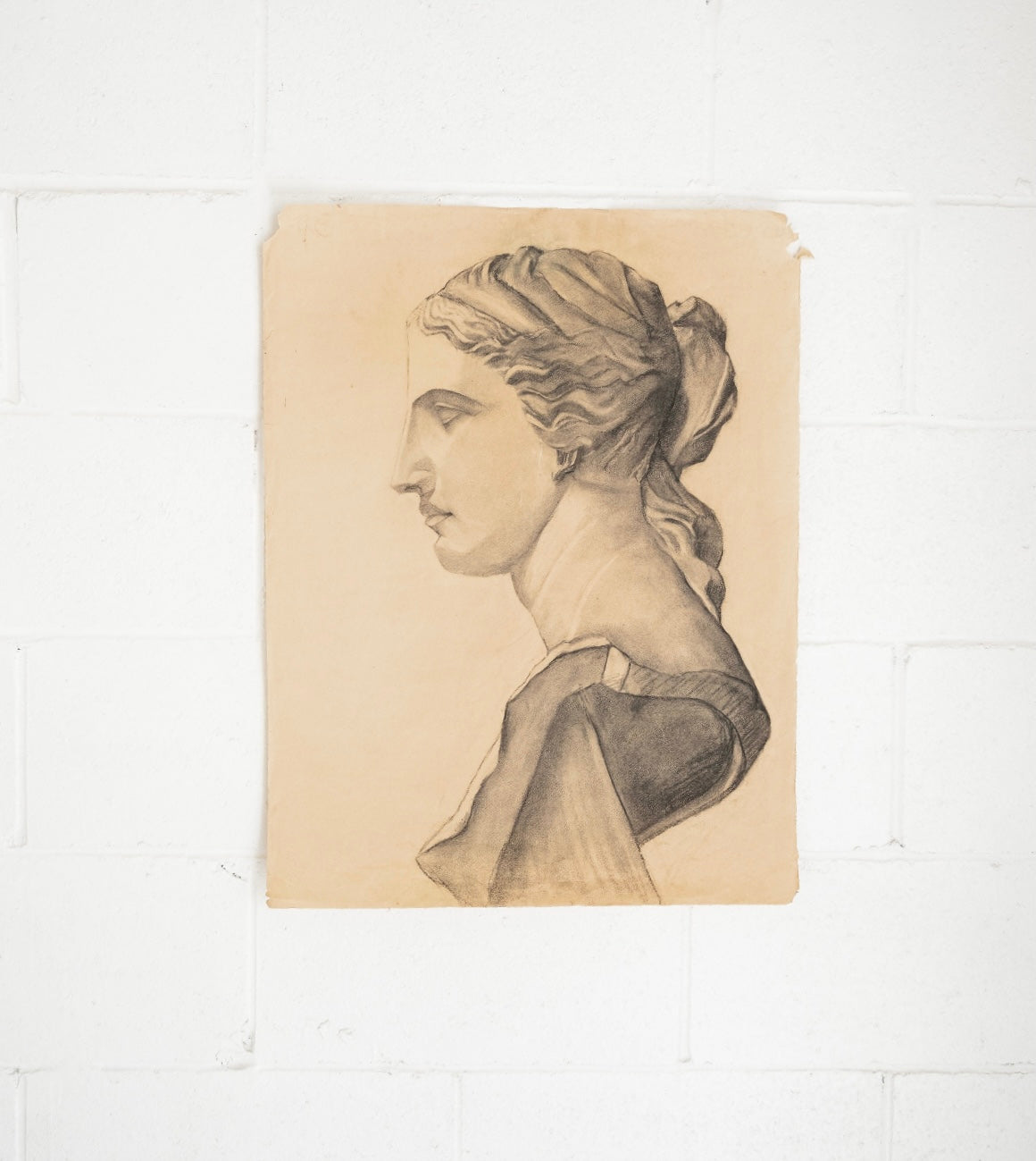 antique french Grecian study sketch – Joliette