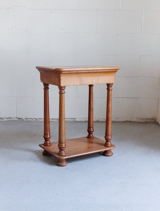 vintage French oak empire style console